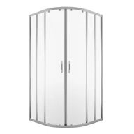 Kabiny prysznicowe - Kabina prysznicowa AQUALITY Durasan 78-100 x 78-100 chrom półokrągła 1szt. - miniaturka - grafika 1