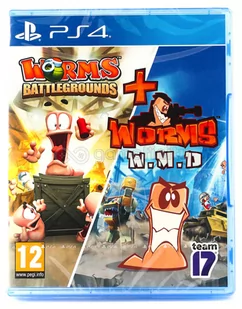 Worms Battlegrounds + Worms W.M.D GRA PS4 - Gry PlayStation 4 - miniaturka - grafika 2