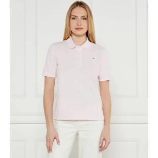 Tommy Hilfiger Polo 1985 Regular Fit pique - Koszulki i topy damskie - miniaturka - grafika 1