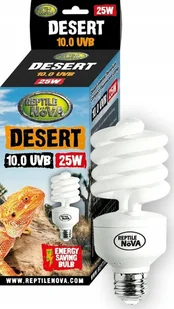 Aqua Nova AQUA NOVA ŻARÓWKA UVB 10.25W DESERT - Oświetlenie akwarium - miniaturka - grafika 1