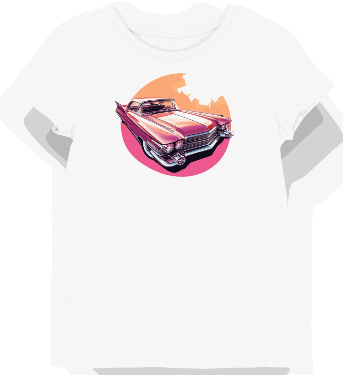 Koszulka damska biała Klasyczny Styl Samochodu Cadillac Eldorado 1959 XS