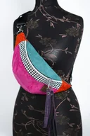 Nerki - Fuksjowa zamszowa nerka damska ENERGIA ŻYCIA - miniaturka - grafika 1