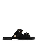 Klapki i japonki damskie - U.S. Polo Assn. Klapki EO-KATYA001W/6S1 Czarny - miniaturka - grafika 1