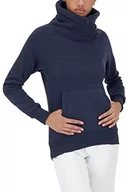 Swetry damskie - Alife and Kickin damska bluza fioletowa A bluza damska sweter ze stójką sweter XS-XXL, granatowa, M, morski - miniaturka - grafika 1