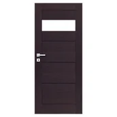 Drzwi wewnętrzne - Skrzydło BRYTANIA 02 biały 60 P 3Z WC podcięcie - miniaturka - grafika 1