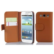 Etui i futerały do telefonów - Cadorabo pokrowiec ochronny na Samsung Galaxy WIN w kolorze brązowym etui na telefon komórkowy pokrowiec na tył imitacja skóry torba - miniaturka - grafika 1