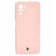 Etui i futerały do telefonów - Bizon Etui Case Silicone Sq do Xiaomi Poco M5S / Redmi Note 10/10S jasnoróżowe - miniaturka - grafika 1