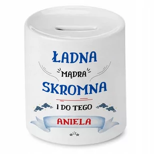 Skarbonka Dla Anieli Idealny Urodziny Prezent z Nadrukiem ze Zdjęciem - Skarbonki - miniaturka - grafika 1