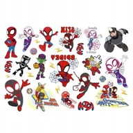 Zabawki kreatywne - TATUAŻE DLA DZIECI SPIDEY ZMYWALNE DZIECIĘCE SPIDERMAN DUŻO WZORÓW H3 - miniaturka - grafika 1