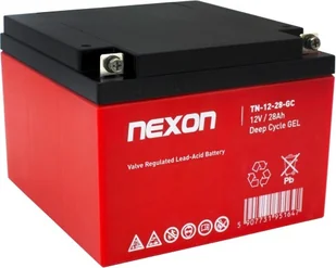 Akumulator żelowy Nexon TN-GEL 12V 28Ah long life (12l) - głębokiego rozładowania i pracy cyklicznej - Akumulatory ogólnego zastosowania - miniaturka - grafika 2