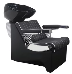 Myjnia myjka fryzjerska barberska do salonu fryzjerskiego barberskiego ruchoma misa ceramiczna armatura bateria słuchawka - Myjki fryzjerskie - miniaturka - grafika 1