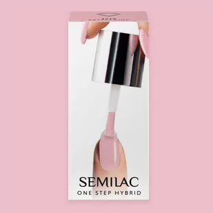 Semilac Semilac One Step Hybrid lakier hybrydowy 5ml S610 Barley Pink - Lakiery hybrydowe - miniaturka - grafika 1