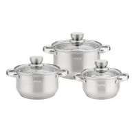 Zestawy garnków i patelni - Zestaw garnków STUTSA Nelva (6 elementów) - miniaturka - grafika 1