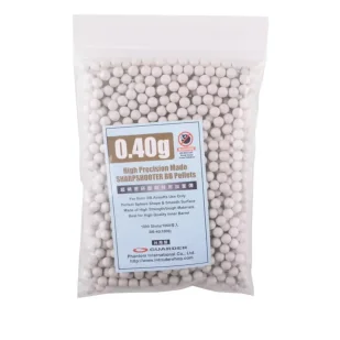 Kulki BBs Guarder 0.40g 1000  szt. - Amunicja i osprzęt ASG - miniaturka - grafika 1