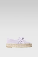 Espadryle damskie - Jenny Fairy PRETTY WSS990-145 Fioletowy - miniaturka - grafika 1