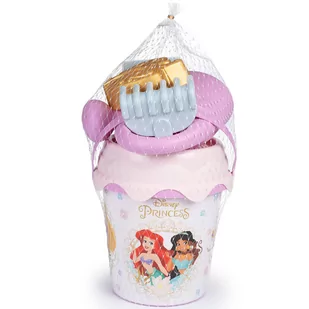 SMOBY Wiaderko Disney Princess z Akcesoriami - Zabawki do piasku - miniaturka - grafika 3