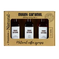 Syropy i koncentraty owocowe - MOUNT CARAMEL ZESTAW 3x100ml karmel, s.karmel wanilia - miniaturka - grafika 1