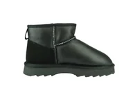 Śniegowce damskie - Buty EMU AUSTRALIA Śniegowce Sharky Micro Town 13154 BLAK 38 - miniaturka - grafika 1