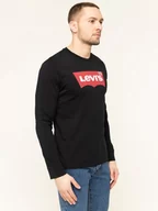 Bluzy męskie - Levi's Longsleeve Graphic Tee 36015-0013 Czarny Regular Fit - miniaturka - grafika 1