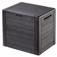 Skrzynie ogrodowe - Skrzynia ogrodowa Grewena 140L, ciemny brąz - miniaturka - grafika 1