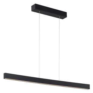 Lampa wisząca Balans - czarna listwa nad marmurowy blat - Lampy sufitowe - miniaturka - grafika 1