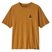 Koszulki sportowe męskie - Koszulka męska Patagonia M's Cap Cool Daily Graphic Shirt - Lands Rozmiar: M / Kolor: brązowy - miniaturka - grafika 1