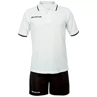 Givova, zestaw street, biały/czarny, 2XL - Zestawy męskiej odzieży sportowej - miniaturka - grafika 1