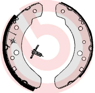 BREMBO Szczęki hamulcowe BREMBO S24537 5026344 S24537 - Szczęki hamulcowe - miniaturka - grafika 1