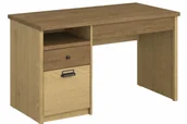 Biurka - EDINOS Industrialne biurko z szafką dąb cremona + dąb lefkas R8-D71 - miniaturka - grafika 1
