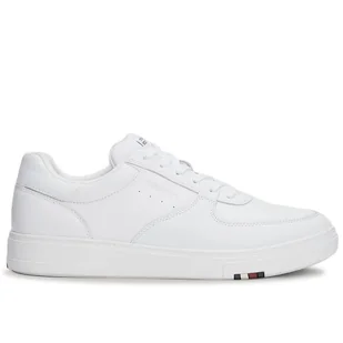 Buty Tommy Hilfiger Modern Leather Trainers FM0FM04941-YBS - białe - Trampki męskie - miniaturka - grafika 1