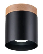 Lampy sufitowe - Czarny okrągły mały plafon spot sufitowy - 4X A649 G6-A15 - miniaturka - grafika 1