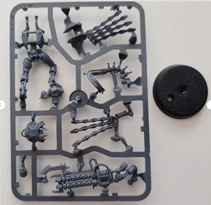 Warhammer 40k Necrons Royal Warden na wyprasce - Gry planszowe - miniaturka - grafika 1