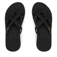 Klapki i japonki damskie - Japonki Teva Olowahu 6840 Czarny - miniaturka - grafika 1