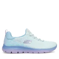 Sneakersy damskie - Sneakersy Skechers Summits-Morning Glow 150269/LBLV Niebieski - miniaturka - grafika 1