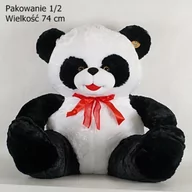 Maskotki i pluszaki - Deef Panda z kokardą XXL 03458 - miniaturka - grafika 1