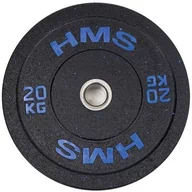 Pozostały sprzęt siłowy - HMS HTBR20 BLUE TALERZ OLIMPIJSKI BUMPER 20 KG 1AB-17-61-028 - miniaturka - grafika 1