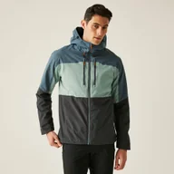 Kurtki i kamizelki sportowe męskie - Regatta Męska kurtka przeciwdeszczowa Maland II Lodowy błękit, Rozmiar: S - miniaturka - grafika 1