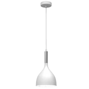 Biało-srebrna lampa wisząca, do sypialni LX 3899 z serii NOAK - Lampy sufitowe - miniaturka - grafika 1