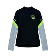 Koszulki i topy damskie - Nike Dzieci ATM Y NK DRY STRKE DRIL TOP CL Long Sleeved T-Shirt, black/Wolf grey/(volt) (no sponsor-3rd), XL - miniaturka - grafika 1