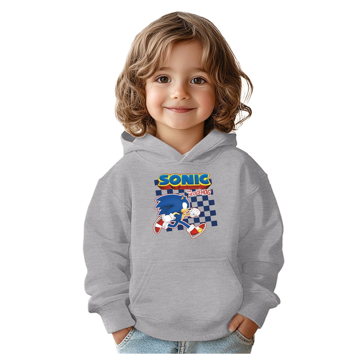 BLUZA DZIECIĘCA SONIC 128-134 CHŁOPIĘCA DZIEWCZĘCA PREZENT