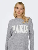 Swetry damskie - ONLY Sweter w kolorze szarym - miniaturka - grafika 1