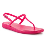 Sandały damskie - Sandały Crocs Miami Thong Flip 209793-6ZQ różowe - miniaturka - grafika 1