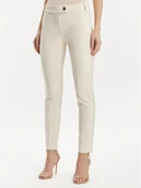 Spodnie damskie - Rinascimento Spodnie materiałowe CFC0117747003 Beżowy Regular Fit - miniaturka - grafika 1