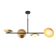 Lampy sufitowe - Stylowa wisząca lampa retro Opulence w odcieniu ciemnego brązu - miniaturka - grafika 1