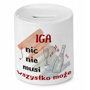 Skarbonka Dla Igi Idealny na Urodziny na Prezent z Nadrukiem ze Zdjęciem - Skarbonki - miniaturka - grafika 1