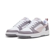 Buty trekkingowe damskie - Sneakersy Rebound V6 Low PUMA White Mauve Mist Plum Jam Pink Purple - miniaturka - grafika 1
