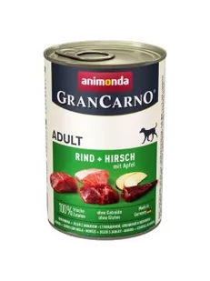 Animonda Grancarno Adult Hirsch Apfel Jeleń + Jabłko 400G - Mokra karma dla psów - miniaturka - grafika 3