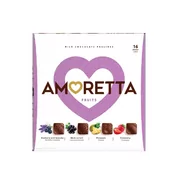 Bombonierki i czekoladki - Amoretta Fruits Praliny w Czekoladzie Mlecznej w Czterech Smakach 109g - miniaturka - grafika 1