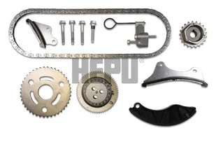 Zestaw łańcucha rozrządu Hepu 21-0596 - Mechanizmy rozrządu - miniaturka - grafika 1