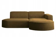 Narożniki - Sofa w kształcie L Modena narożnik tkanina Neve jasnobrązowy prawy - miniaturka - grafika 1